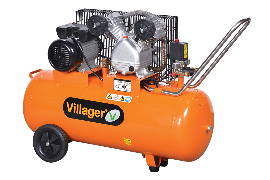 020183 Kompresor za vazduh 100 L - V motor VAT VE-100 L