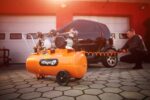 Kompresor za zrak 100 L - V motor VAT VE-100 L - Slika 2