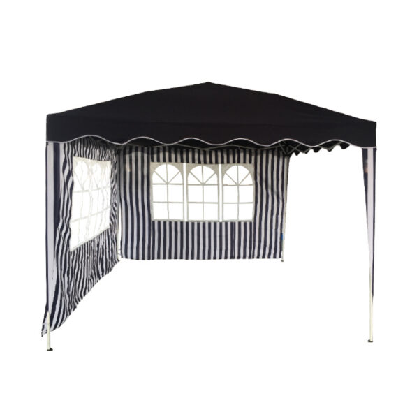 Tenda 3X3 plavo/bela sa bocnim stranama
