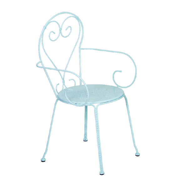 Stolica metalna MOKA 51x52x89cm - bela
