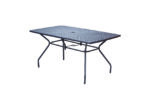 Sto metalni MELFI 1500x900x740mm -sivi