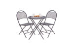 Balkon set 545x455x890mm stolice i sto na sklapanje - Slika 2