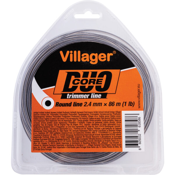 Silk za trimer 2.4mm X 430m (5LB) - Duo core - Okrugla nit Villager