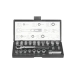 Makita - 21 dijelni set nasadnih ključeva 1/4", 3/8", 10-19 mm B-65604