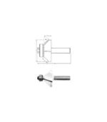 Makita - Rezač ruba / ležajeva 70,90x50,8x27mm za RP2300FC, RP2301FC D-48723 - Slika 2