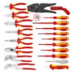Knipex Garnitura Alata U Koferu 1000V "Vision24" Electro / 20 dijelna - 00 21 20 - Slika 2