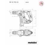 Metabo Čekić Bušeči Aku BH 18 LTX BL 16 / 18 V (bez baterija i punjača) + metaBOX 145 L - 600324840 - Slika 5