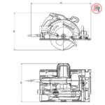 Metabo Pila Kružna KS 55 FS Ručna 1.200 W / 160 mm - 600955000 - Slika 6