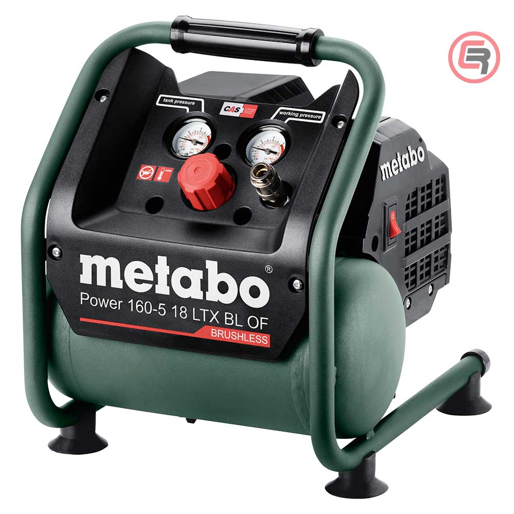0152185S_51_crom_bh_metabo_kompresor_aku Metabo Kompresor Aku POWER 160-5 18 LTX BL OF / 5 litara 18 V Bezuljni (bez baterije i punjača) – 601521850 - Slika 1
