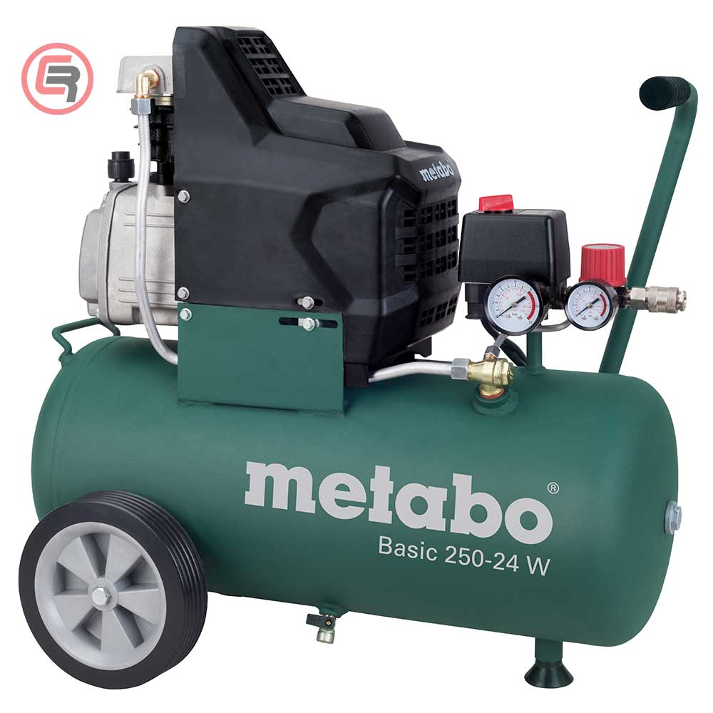 0153300S_51_crom_bh_metabo_kompresor_basic_250 Metabo Kompresor Klipni BASIC 250-24 W / 24 litra - 601533000 - Slika 1