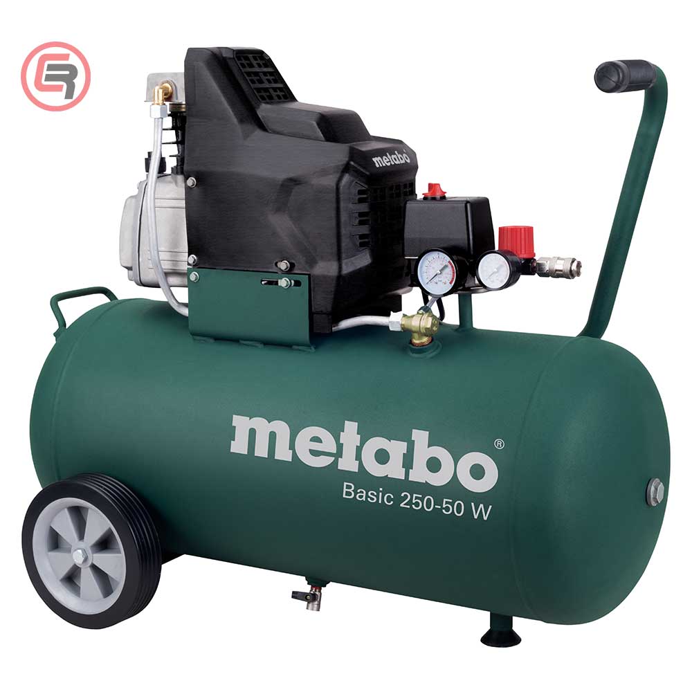 0153400S_51_crom_bh_metabo_kompresor_basic_250 Metabo Kompresor Klipni BASIC 250-50 W / 50 litara - 601534000 - Slika 1