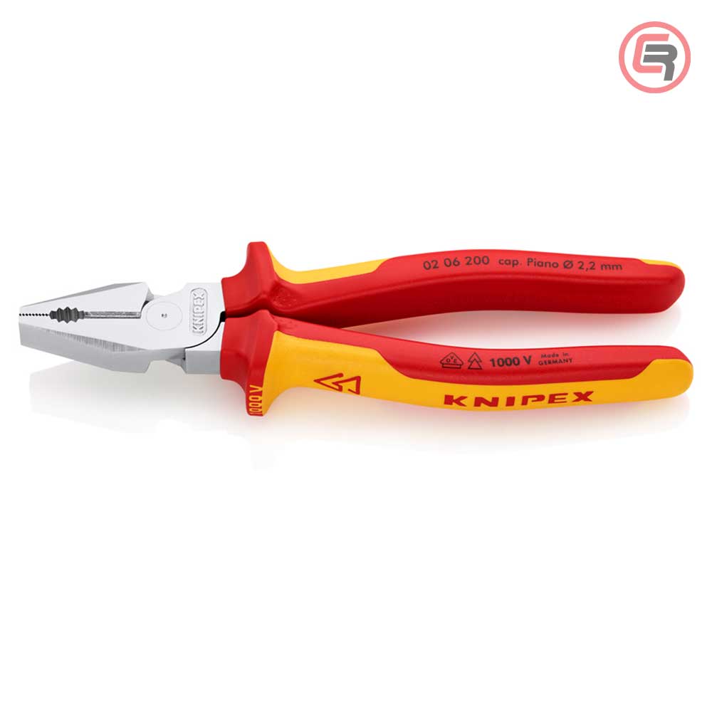 0206200-01-1 Knipex Kliješta Kombinovana 200 mm / 1000V – 02 06 200 - Slika 1