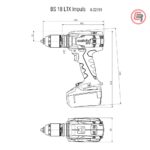 Metabo Bušilica-Odvijač Aku BS 18 LTX Impuls 18 V (bez baterije i punjača) – 602191890 - Slika 2