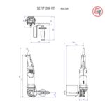 Metabo Brusilica - Satinirka SE 17-200 RT Rotaciona 100 - 200 mm / 1.700 W - 602259000 - Slika 2
