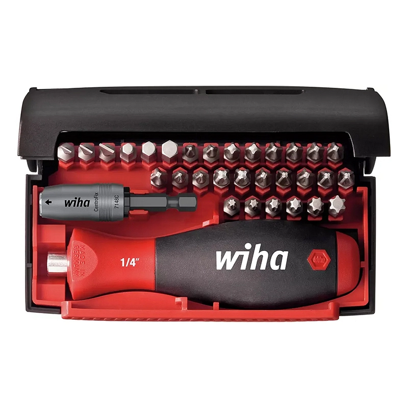 040195081 SET BIT COLLECTOR WIHA 32kom. 1/4 - Slika 1