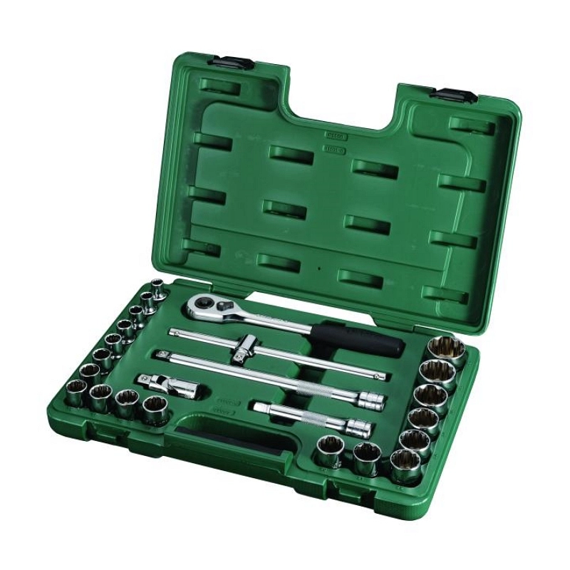 040197914 SET NASADNIH KLJUČEVA 1/2" 9 - 32mm 12 - KANTNI SATA ST09060SJ - Slika 1