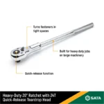 ZUJALICA 3/4" 500 MM SATA - Slika 3