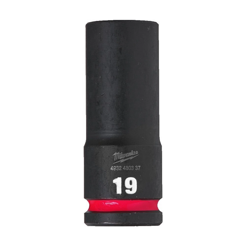 040198462 NASADNI KLJUČ 1/2" 19 MM DUBOKI IMPACT MILWAUKEE 4932480337 - Slika 1
