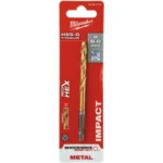 BORER RED HEX HSS-TIN 6.0 mm MILWAUKEE 48894714 - Slika 2