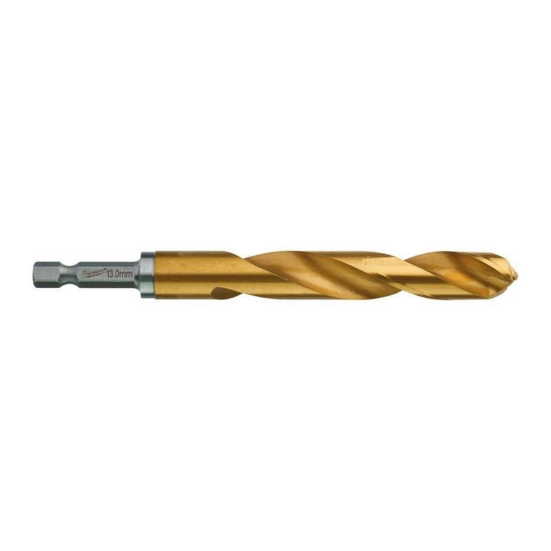 040295426 BORER RED HEX HSS-TIN 13.0 mm MILWAUKEE 48894729 - Slika 1