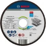 SET BRUSILICA GWS 9-125 + PLOČA REZNA 125x1 mm INOX 400kom 061599767T - Slika 3