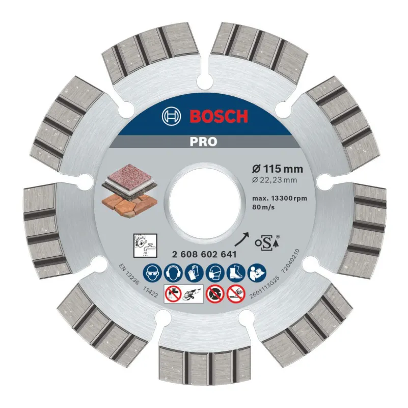 070166745 PLOČA REZNA DIJAMANTNA 115x22.2 KAMEN - Slika 1
