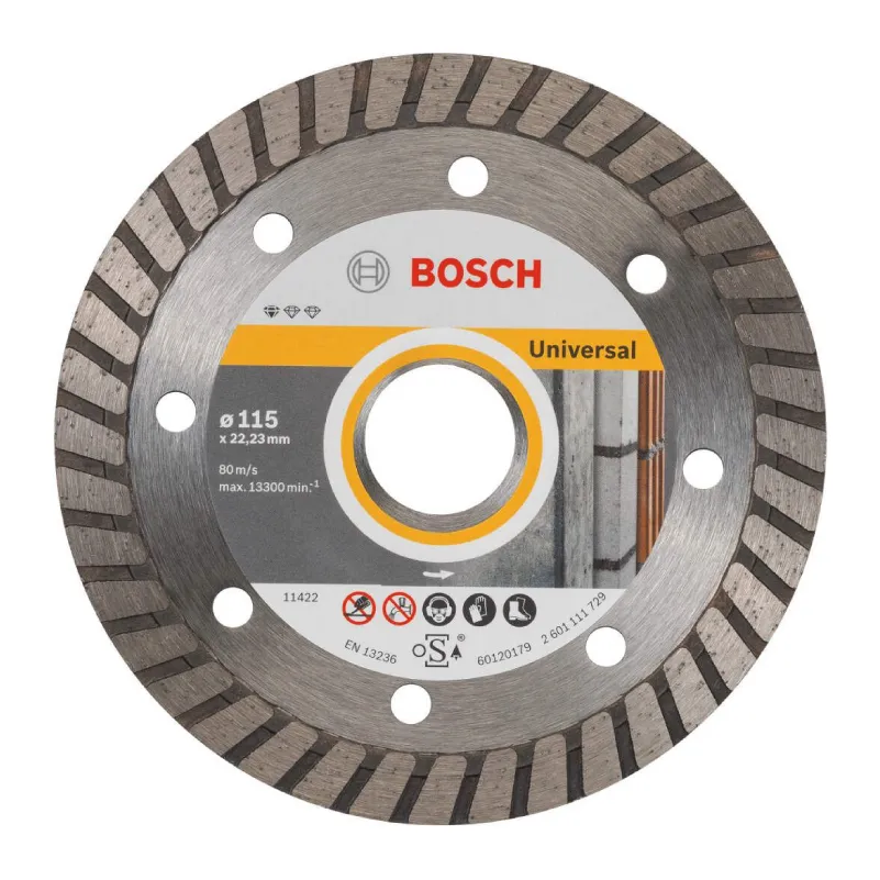 070168364 PLOČA REZNA DIJAMANTNA 115x22,2 UNIVERSAL standard - Slika 1
