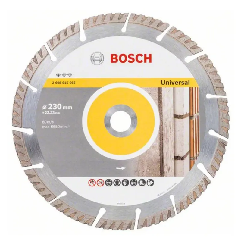 070168503 PLOČA REZNA DIJAMANTNA 230x22,2 UNIVERSAL Bosch - Slika 1