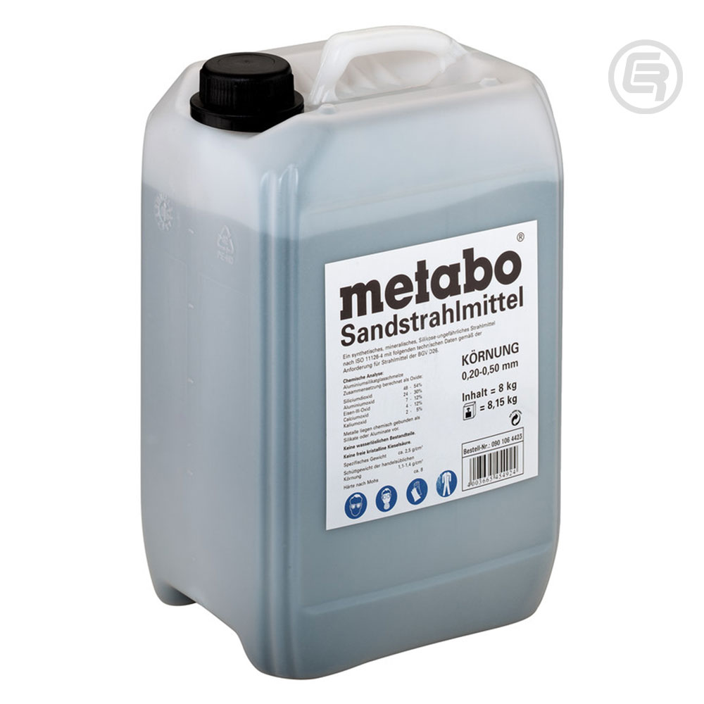 0901064423s_51_m-1 Metabo Sredstvo Za Pjeskarenje 0,20 - 0,50 mm / 8 kg - 0901064423 - Slika 1