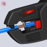 Knipex Kliješta Za Skidanje Izolacije ComStrip 0,2 - 6,0 mm2 Automatska - 12 62 180 - Slika 5