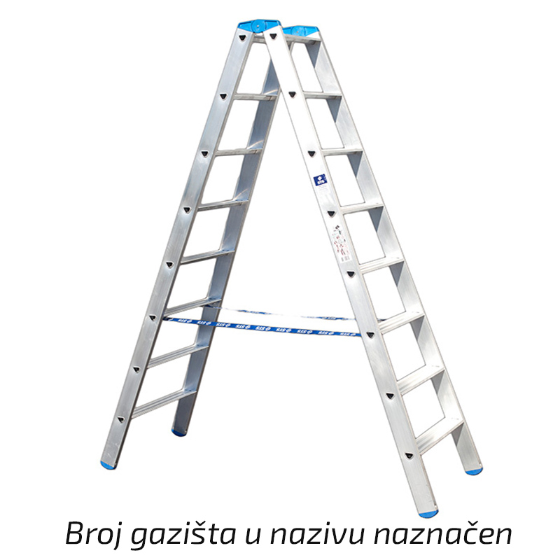 170118084 Ljestve duple 3m 12 gazišta - Slika 1