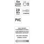 CRIJEVO ZA ZRAK PVC NA MOTALICI 10 mm 15 M YATO - Slika 3