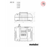 Metabo Punjač Za Baterije ASC 55 / 12-36 V, EU Air Cooled - 627044000 - Slika 3