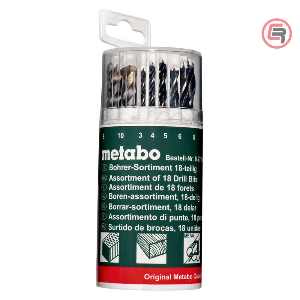 2719000s_50-1 Metabo Garnitura Svrdala Za Drvo-Metal-Beton 3 - 10 mm / 18 dijelna U PVC Kutiji - 627190000 - Slika 1