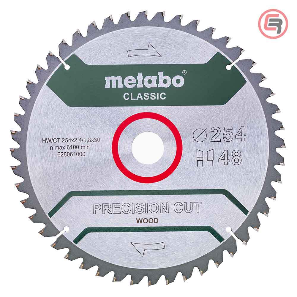 2806100S_51 Metabo List Kružne Pile 254 x 2,4 / 1,8 x 30 / Z = 48 Precision Cut Wood Classic - 628061000 - Slika 1