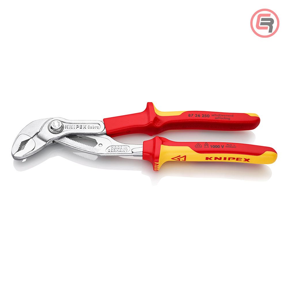 8726250-00-1-knipex-klijesta-cobra-1000V-250-mm Knipex Kliješta Papige / Papagajke Cobra 250mm 1000V - 87 26 250 - Slika 1