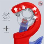 Knipex Rezač Za PVC Cijevi DPT50 - fi 32 / 40 / 50 mm - 90 23 02 BK - Slika 9