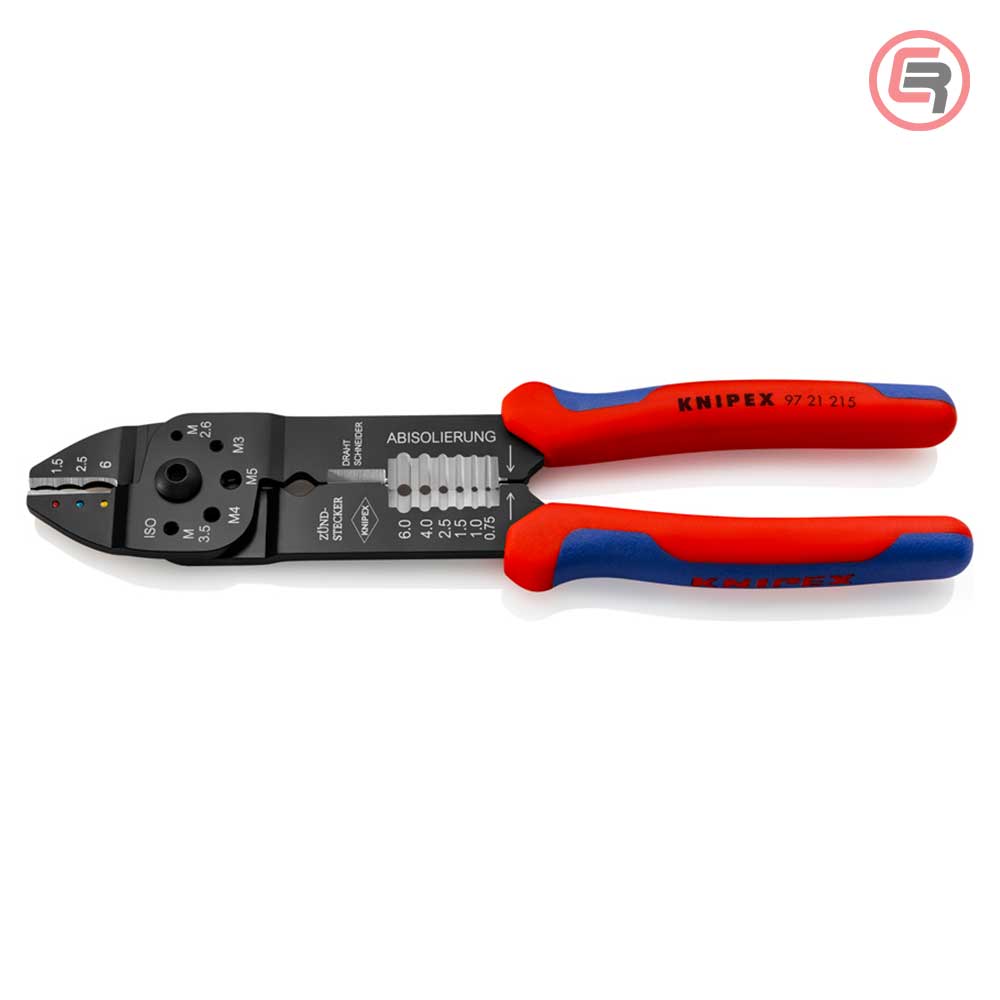 9721215-02-1 Knipex Kliješta Za Kabl Stopice Izolirane 0,5 - 6 mm2 – 97 21 215 - Slika 1