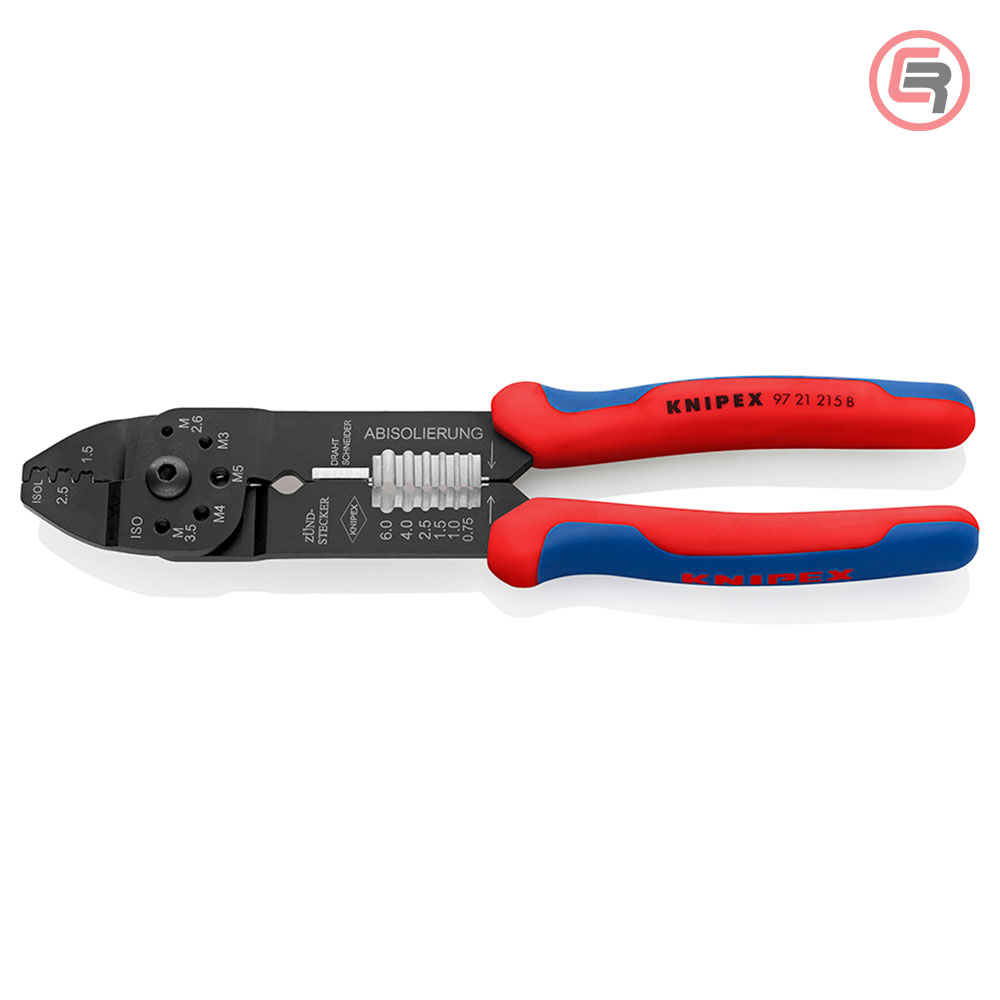 9721215B-02-1 Knipex Kliješta Za Kabl Stopice Neizolirane 0,5 - 2,5 mm2 – 97 21 215 B - Slika 1