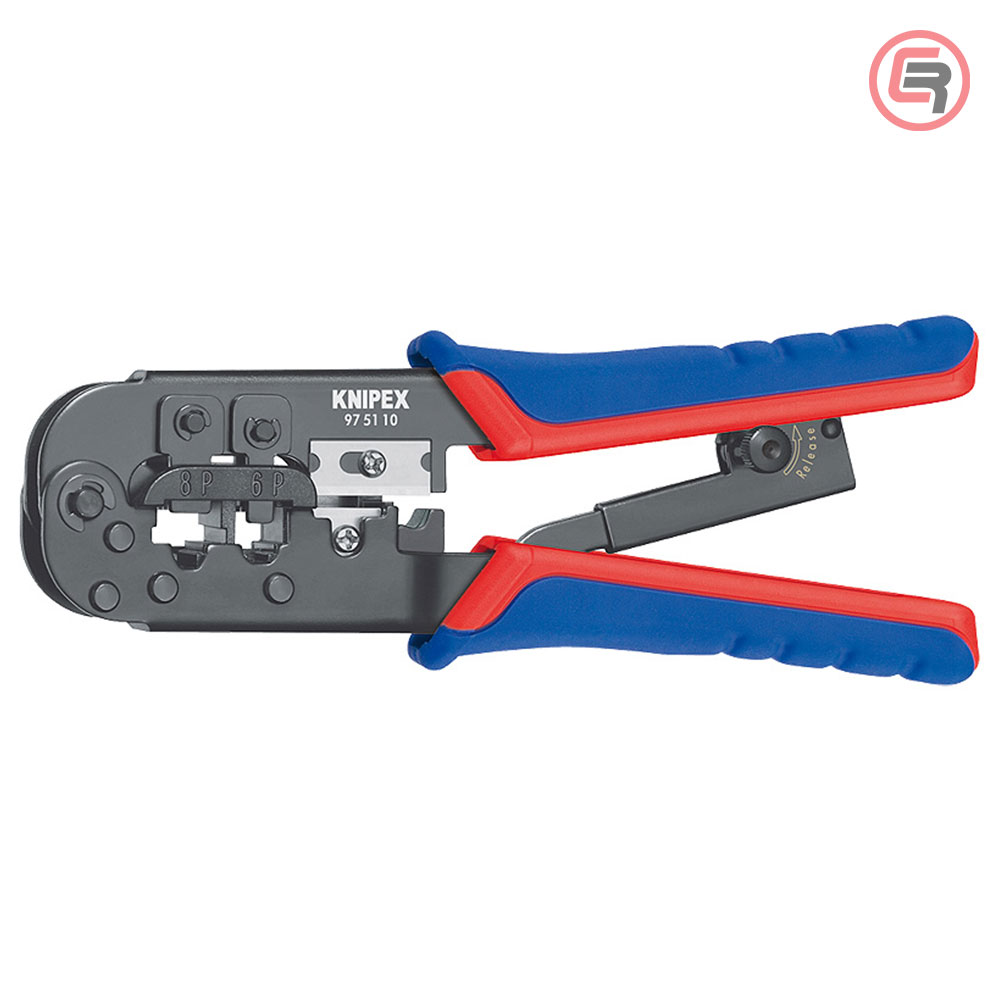 9751104k-1 Knipex Kliješta Za 6 i 8 Polne Konektore 190mm - 97 51 10 - Slika 1