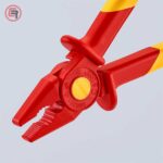 Knipex Kliješta Kombinovana 180 mm / 1000V Plastična – 98 62 01 - Slika 4