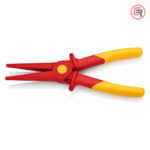 Knipex Kliješta Poluokrugla Špicasta Ravna 220 mm / 1000V Plastična – 98 62 02 - Slika 2