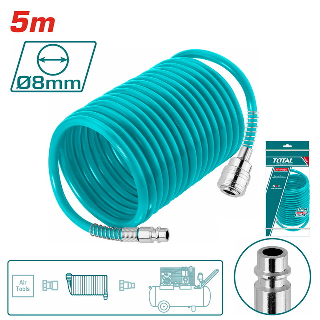 THT11051 TOTAL Spiralno cvrijevo za zrak 5m (THT11051) - Slika 1
