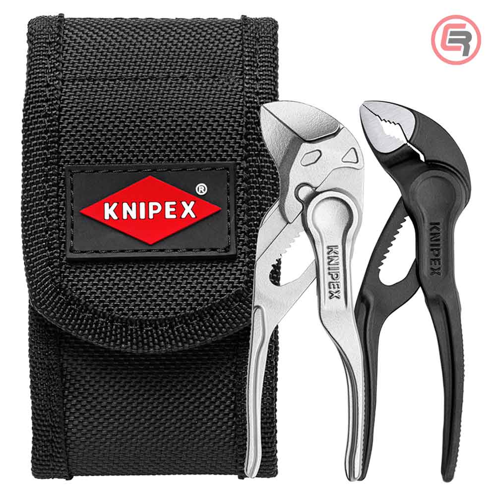 knipex-002072V04XS-00-3-crom Knipex Set Kliješta Ključ XS 86 04 100 + Papagajke Cobra XS 87 00 100 - 00 20 72 V04 XS - Slika 1