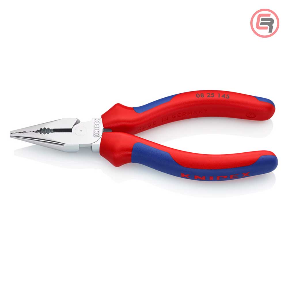 knipex-0825145-00-1-crom Knipex Kliješta Kombinovana Špicasta 145 mm – 08 25 145 - Slika 1