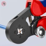 Knipex Kliješta Samopodešavajuća Za Kvadratno Presanje Čahura 0,08-10 / 16 mm2 - 97 53 04 - Slika 5