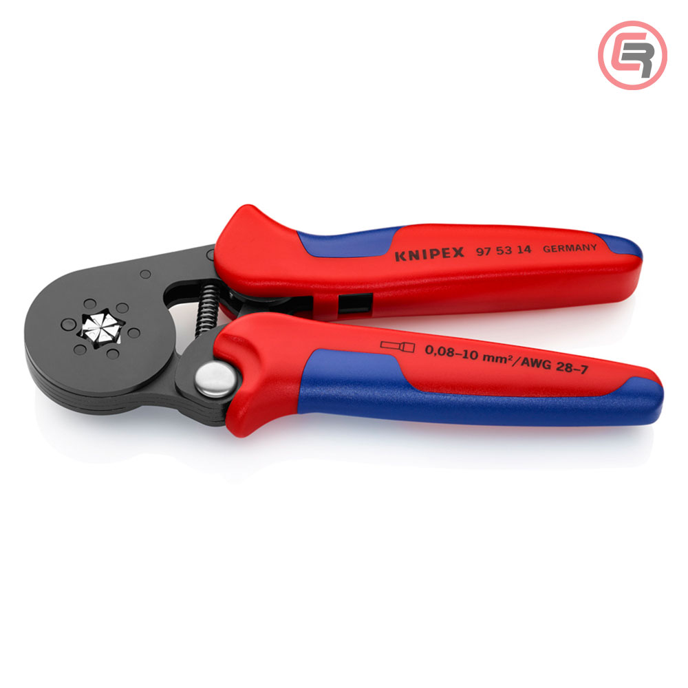 knipex-klijesta-975314-01-1-crom Knipex Kliješta Samopodešavajuća Za 6-Kutno Presanje Čahura 0,08-16 mm2 - 97 53 14 - Slika 1