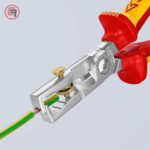 Knipex Kliješta Za Skidanje Izolacije StriX 180mm Sa Makazama Za Kablove 1000V - 13 66 180 - Slika 5