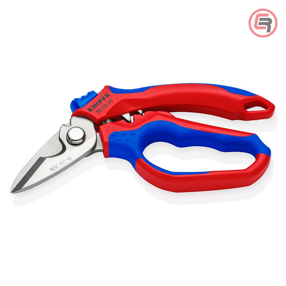 knipex-makaze-950520SB-00-1-crom Knipex Škare Makaze Ugaone 45* Za Električare 180 mm - 95 05 20 SB - Slika 1