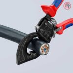 Knipex Škare Makaze 250mm Za Kablove fi 32mm / 240mm2 - 95 31 250 - Slika 4